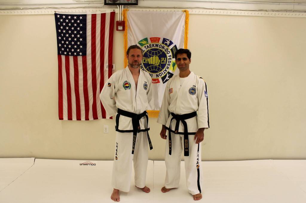 Mr Jeuken with another black belt